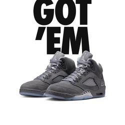 Air Jordan 5 Retro “wolf grey”