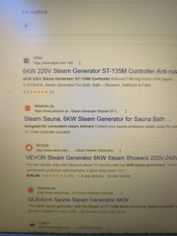 6KW steam generator new in box