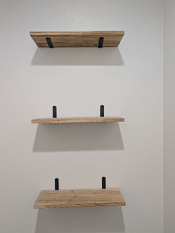 WOOD WALL SHELVES