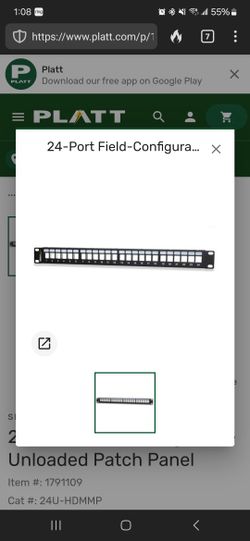 Signamax
24-Port Field-Configurable Unloaded Patch Panel