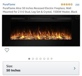 Brand new (never opened) Fireplace