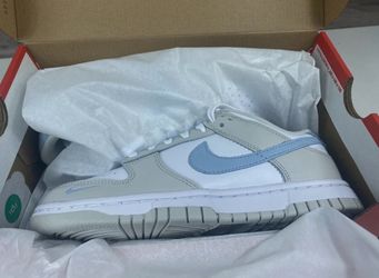 Nike Dunk Low WMNS Sz 12W White/LT Armory Blue HF0023-100 