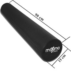 Maximo Fitness Foam Roller– 36" x 6" Exercise Rollers for Trigger Point Self Massage & Muscle Tension Relief, Massager for Back, Fitness, Physical The