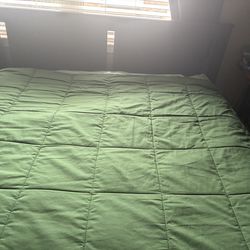 IKEA queen size bed frame and mattress