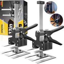 Labor Saving Arm Jack 2 Packs, 12-inch Arm Tool Lift, Drywall Lift, Hand Jack Lift Tool for Wall Tile Lift and Positioning Aid, Multi-Function Cabinet