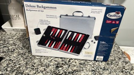Pavilion Deluxe Backgammon Set