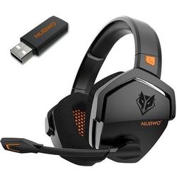 NUBWO G06 Dual Wireless Gaming Headset with Microphone for PS5, PS4, PC, Mobile - Brand New