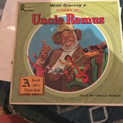 Walt Disneys UNCLE REMUS LP record & Picture Book 