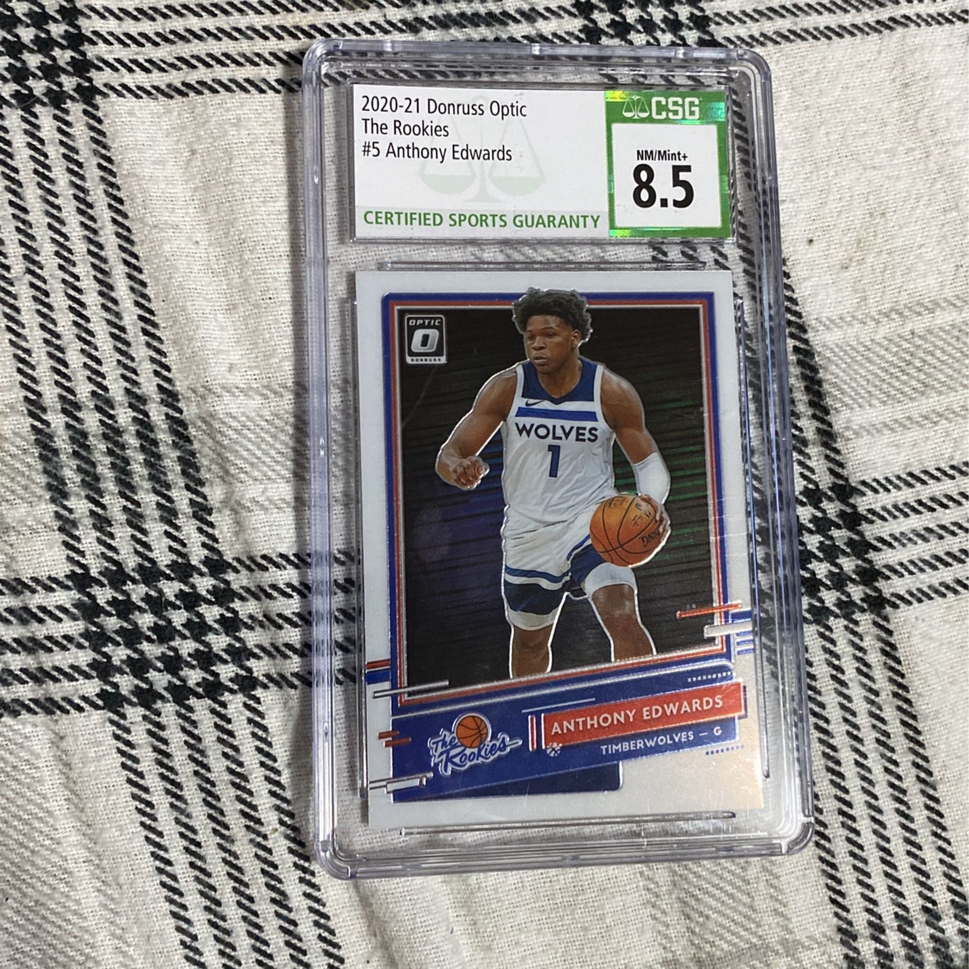 Anthony Edwards Donruss Optic