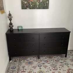 Black 6-drawer dresser from IKEA