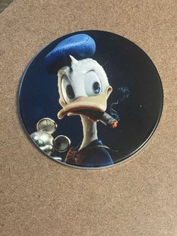 Donald Duck Round Ceramic Coaster