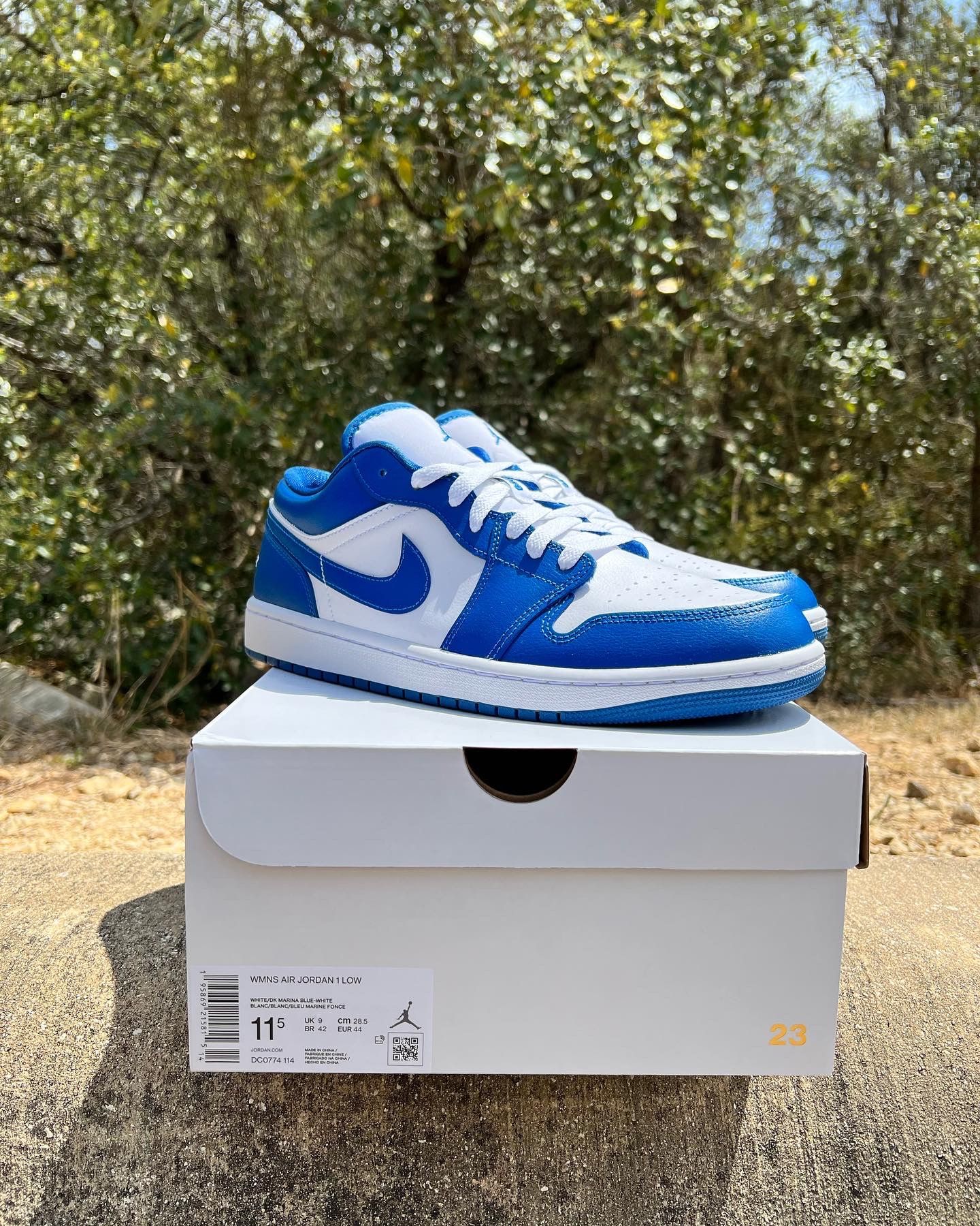 Air Jordan 1 Low 'Marina Blue' DC0774-114