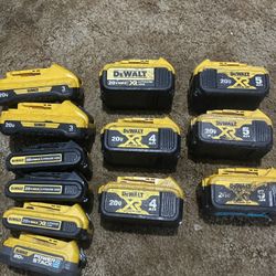 Dewalt Batteries (variety)