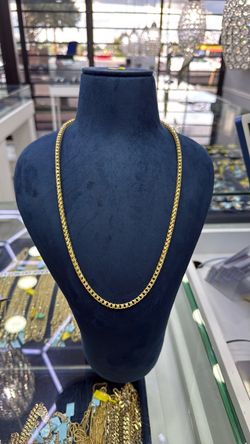 Franco chain 14k gold  26 inch long by 5 mm