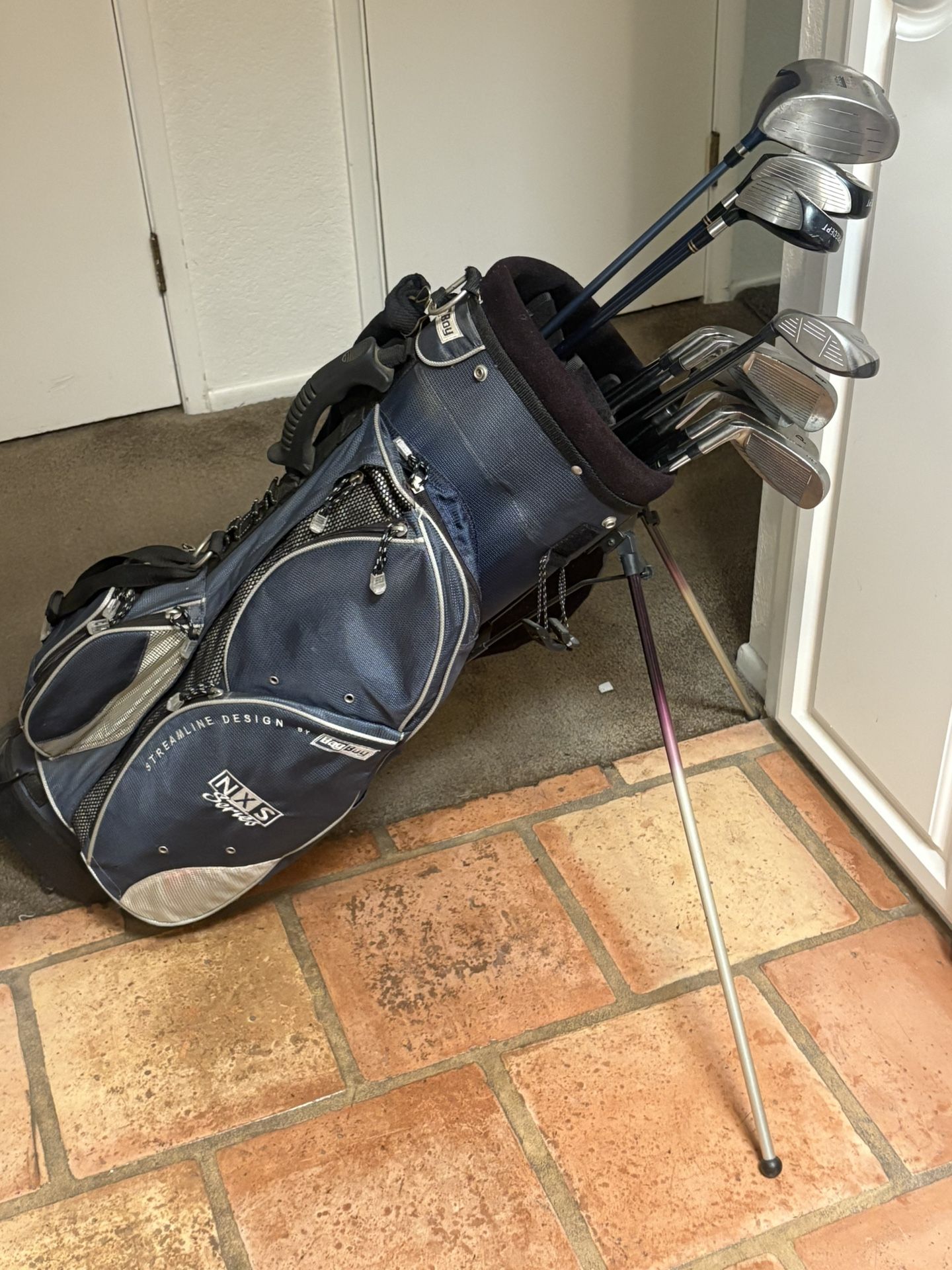MENS FULL SET Golf Clubs - Golfsmith, Turbo Power & BagBoy Stand Bag