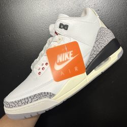 jordan 3 reimagined white cement size 9.5    9  read bio