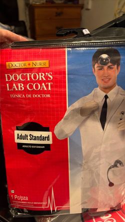 Doctor's Lab Coat Costume Adult Standard