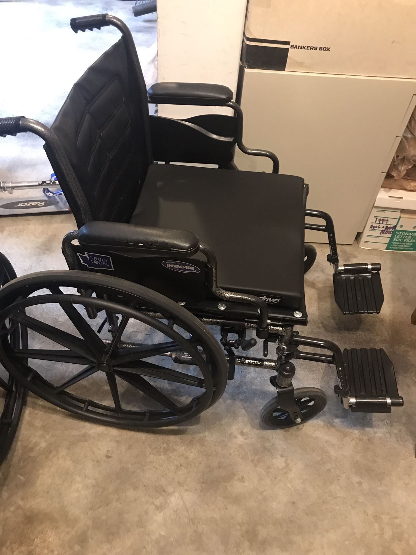 Invacare 20” Seat Wheel Chair