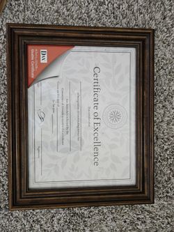 Certificates Frames