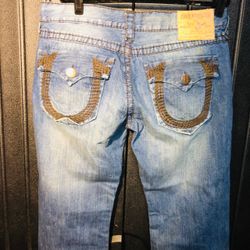 Vintage True Religion Denim Jeans Sz 36