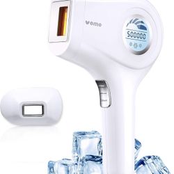 Ice Hair Removal Upgrade to 500000 Flashes Hair Remover Device Care with Cooling Painless Hair Remover Home Use for Facial Legs, Arms, Armpits,Body
