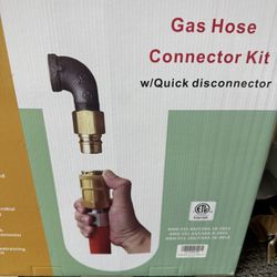 48 inch gas hose connector kit