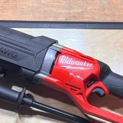 Milwaukee M18 Fuel Super Hawg Right Angle Drill 7/16" Chuck And M18 Fuel Hole Hawg