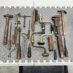 Tools.  Vintage.  Antique.  Old. 