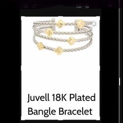 2 Tone 18k Plated Bracelet