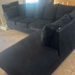 Black Lounge Couch