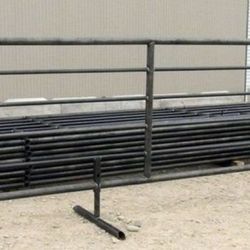 Cattle Livestock Panels - 20ft Freestanding For Cow Bulls