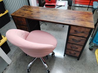 Rustic Industrial Desk with Drawers
