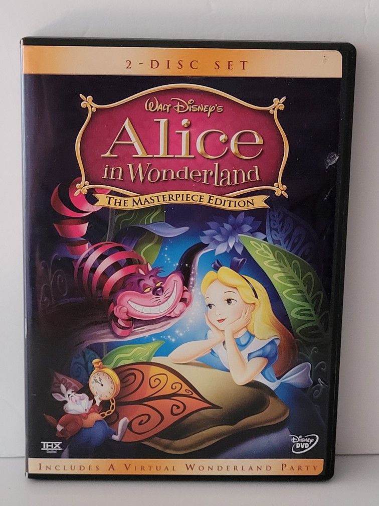 Disney's Alice In Wonderland (DVD, 2004) 2-Disc Set, The Masterpiece Edition. Relive the magic of childhood with Disney's Alice In Wonderland, The Mas