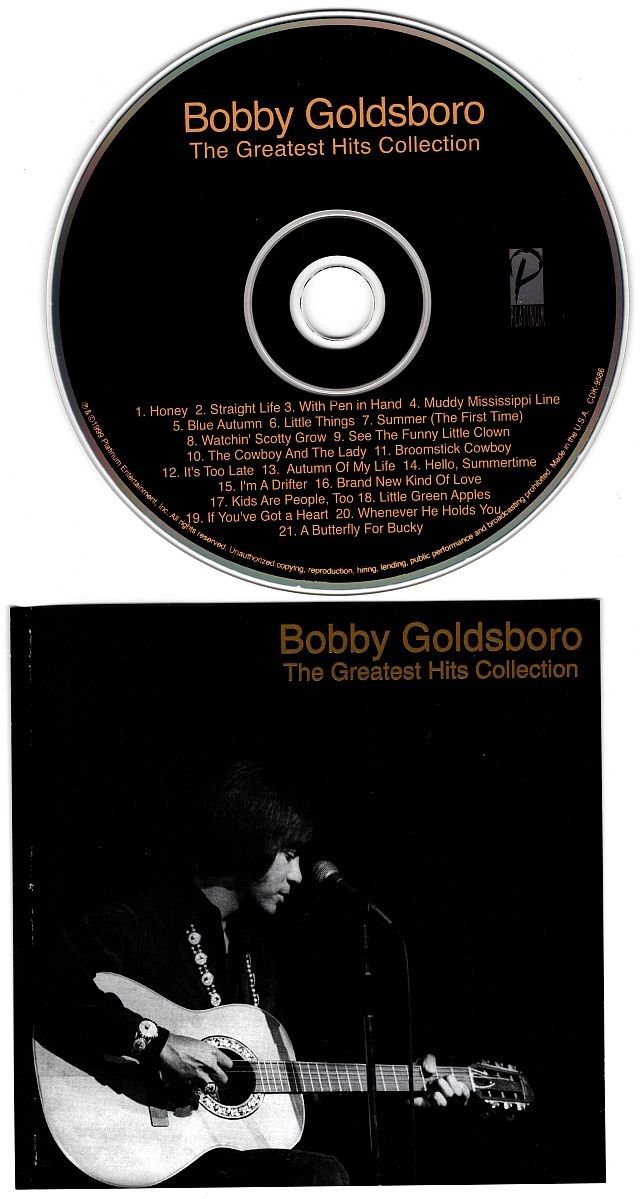 Bobby Goldsboro The Greatest Hits CD