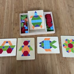 Melissa And Doug Pattern Block And Boards 