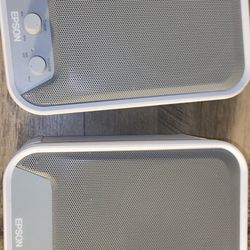 Epson 2.0 Speaker System, White, ELPSP02