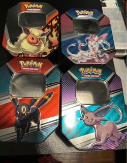 Pokemon Eevee Evolution Tin Set (4)