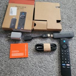 NEW (Never Used) Fire TV Stick 4K Max 16 GB streaming device, with AI-powered, Wi-Fi 6E, Cable TV