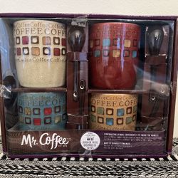 Mr. Coffee 4 Mug Set