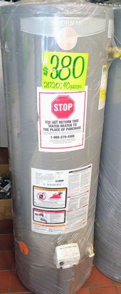 Rheem water heater 40gl