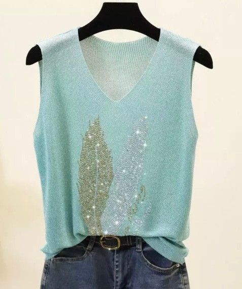 V-Neck Camisole Women's - Blue