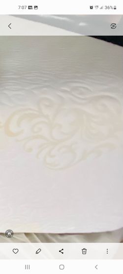 QUEEN SIZE THICK MEMORY FOAM MATTRESS WITH BOX SPRING ..VERY GOOD CONDITION KEEP COVER WITH PLASTIC