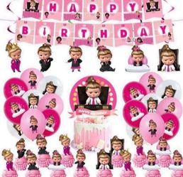 Girl Baby Boss Birthday Party Supplies