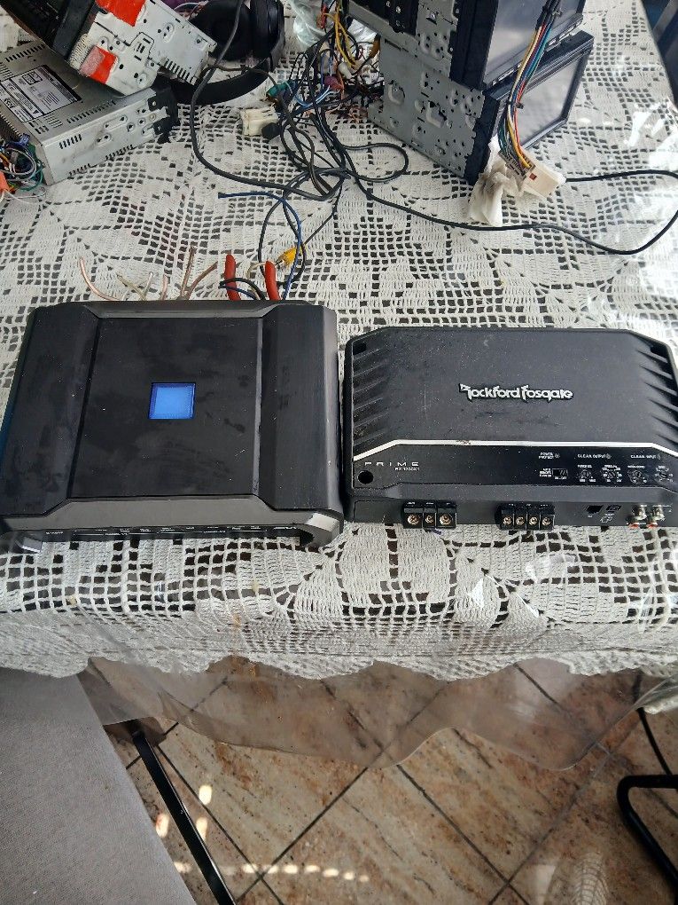 Alpine N Rockford Fosgate Amplifiers The 2 For $300 Firm Price