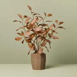 Hearth & Hand with Magnolia 11" Rusted Eucalyptus Artificial Fall Arrangement