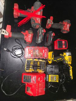 Milwaukee/dewalt bundle