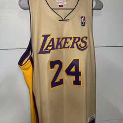 Mitchell & NessNBA Premium Gold Jersey Los Angeles Lakers 2008-09 Kobe Bryant 'Beige