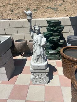 New Statue of Liberty with base all made out of cement