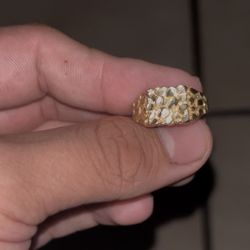 10k Nugget Ring