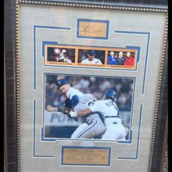 Framed Baseball Picture 